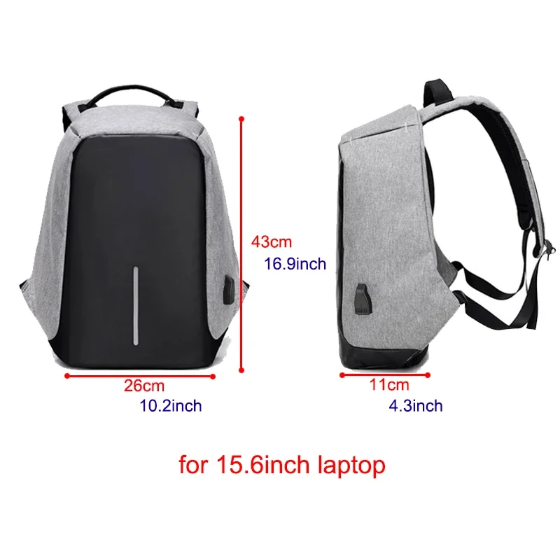 Interior Design Journal - Anti-theft Backpack Bag 15.6 Inch Laptop