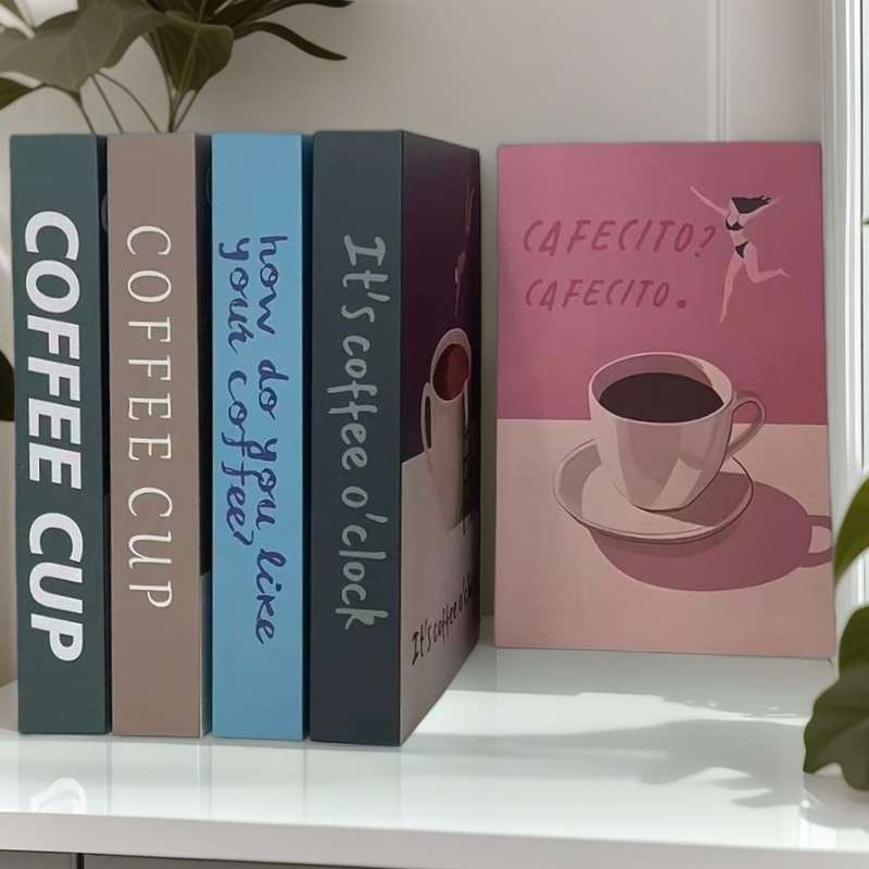 Interior Design Yearbook - Coffee Cup Decorative Books Fashion Luxury