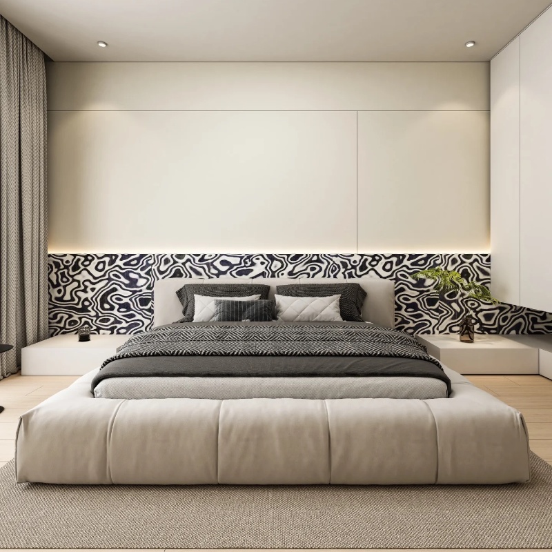 Tech Black White Graphic Wood  - огляд і ціна Interior Design Graphic Design