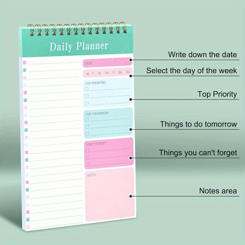1PC Daily To Do List Notepad - - огляд і ціна Interior Design Journal